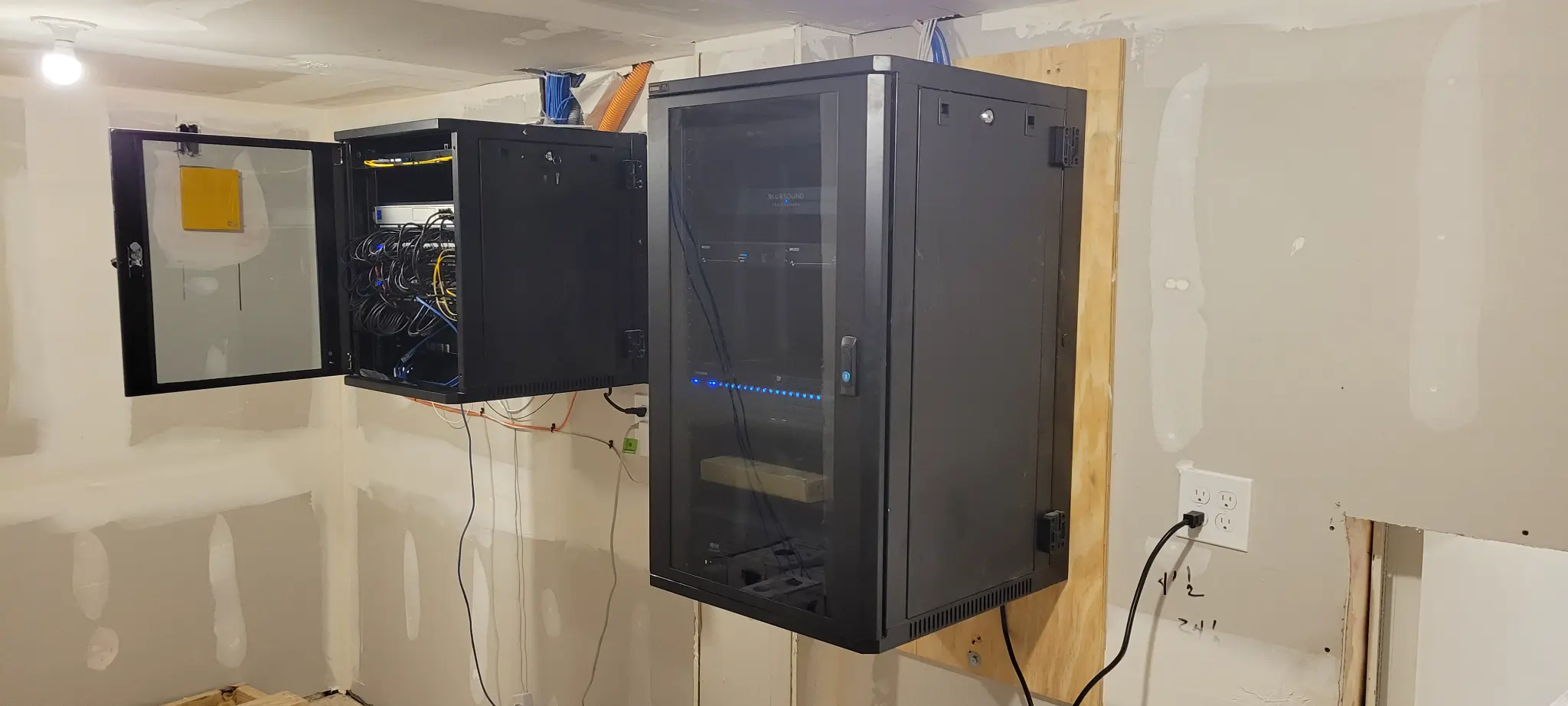 Network infrastructure and server racks at The TYDE property